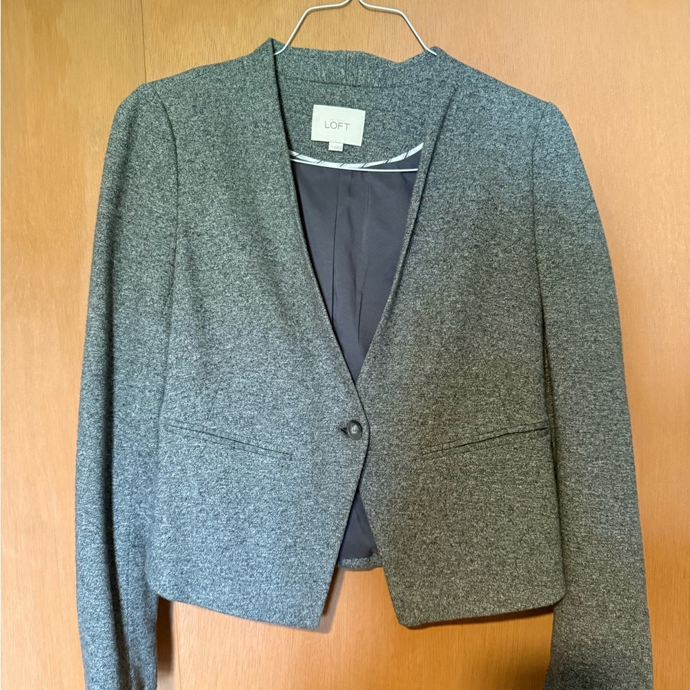 LOFT Gray Blazer